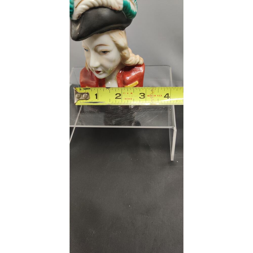 Vintage 1950s Colonial General Soldier HeadVase Planter Figurine Kitsch Regal - Picture 11 of 11